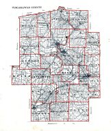 County Map, Tuscarawas County 1908